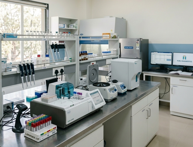 Siddheshwar Diagnostic Center Laboratory Equipment - Hubli